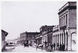 Odd Fellows Hall, Wharf Street, Victoria, 1865